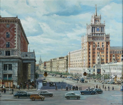 Чижов Борис Михайлович.  Площадь Маяковского